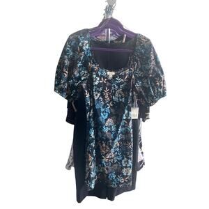 NWT A.N.A. Madeline Floral Puff Sleeve Dress - Excellent Condition